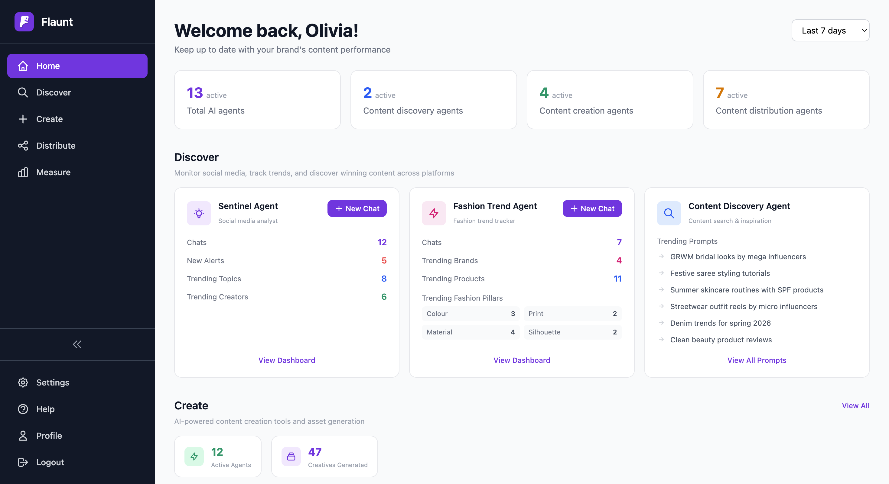 Flaunt - Multimodal AI agents for social trends & marketing